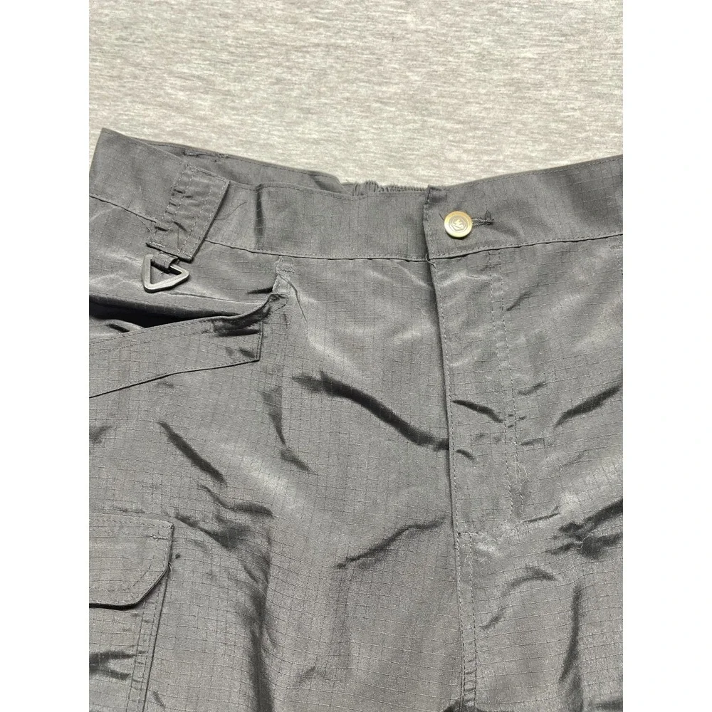 Tactical Series Cargo Pants Mens 2XL Black Flex-Tac Casual Workwear Straight Leg